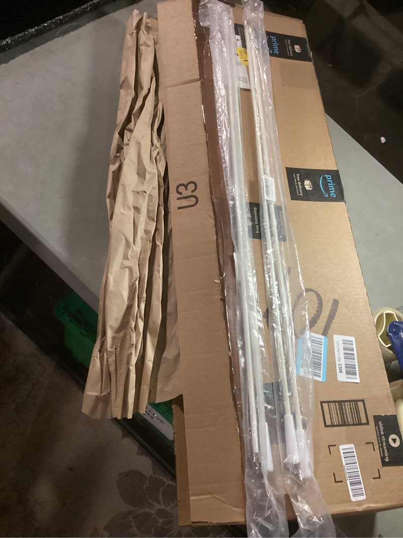 Condition photo showing As Is for 2 pack fiberglass blind wand replacement parts - stick accessory with hook and handle for vertical blinds?36inch? 36 inch