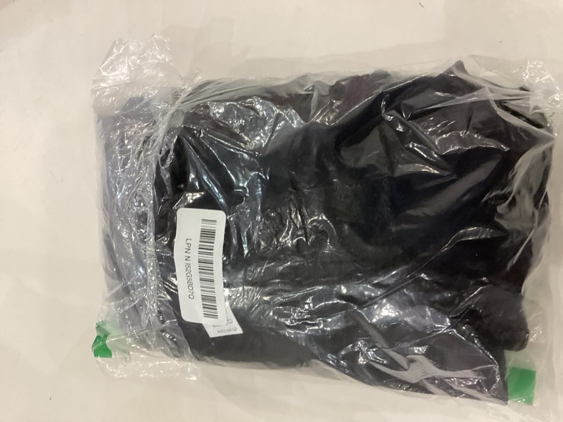 Condition photo showing Good Condition for Kaximil Women's Square Neck Ruffle Hem Mini Dress Ruched Waist Long Sleeve Corset Short Party Dresses Large Black