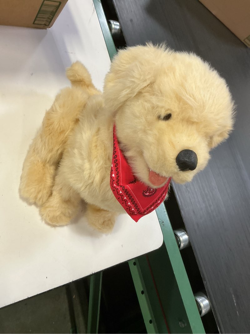 Condition photo showing Good Condition for joy for all ageless innovation companion pet for seniors - lifelike animatronic dog - realistic soft-touch coat & heartbeat - therapy stuffed animal - toy for alzheimer's & dementia - golden pup brown
