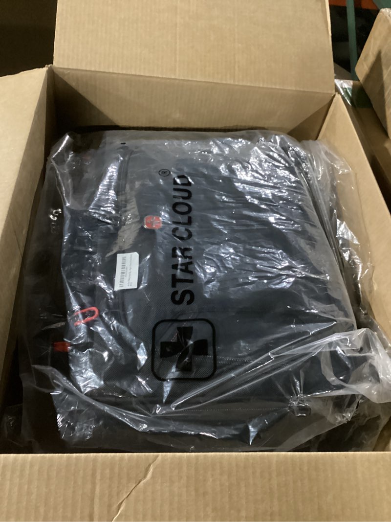 Condition photo showing Good Condition for star cloud Rigid Frame Roling Laptop Bag on Wheels, Rolling Briefcase with USB & Type-C Charging Port,Water Resistant Rolling Computer Bag for 17.3 Inch Laptop, Work Travel and Business