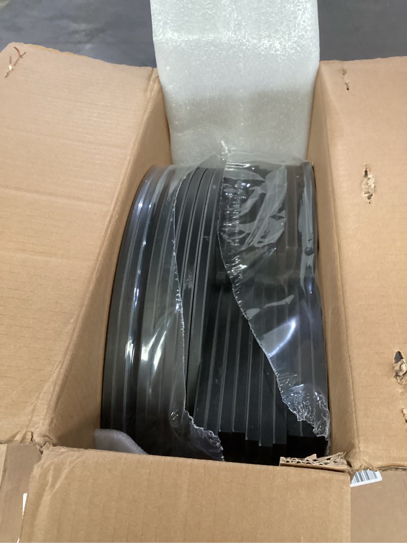 Condition photo showing Good Condition for spaceaid 5 tier rotating bookshelf tower, spinning bookcase lazy susan, revolving 360 book shelf storage round carousel, vertical rotate turning spiral corner organizer, black 5 tier, 62.2" h black