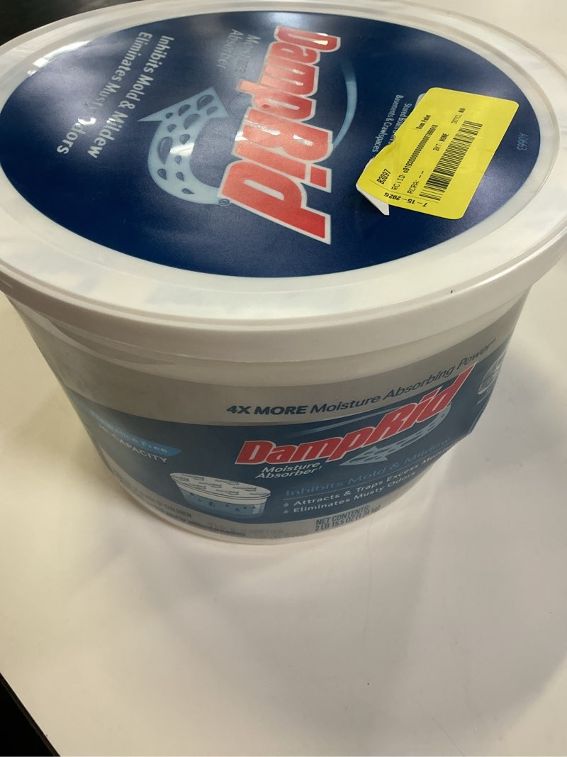 Condition photo showing New/Like New for damprid hi-capacity moisture absorber – fragrance free – 2lb 15.5oz