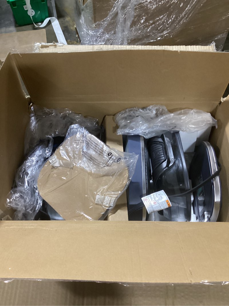 Condition photo showing As Is for Ninja Crispi Pro 6-in-1 Glass Air Fryer | 6qt & 2.5qt Glass Containers with Storage Lids | Non-Toxic | Meal Prep, Microwave, Freezer & Dishwasher Safe | Air Fry, Bake & More | Cyberspace | AS101CY