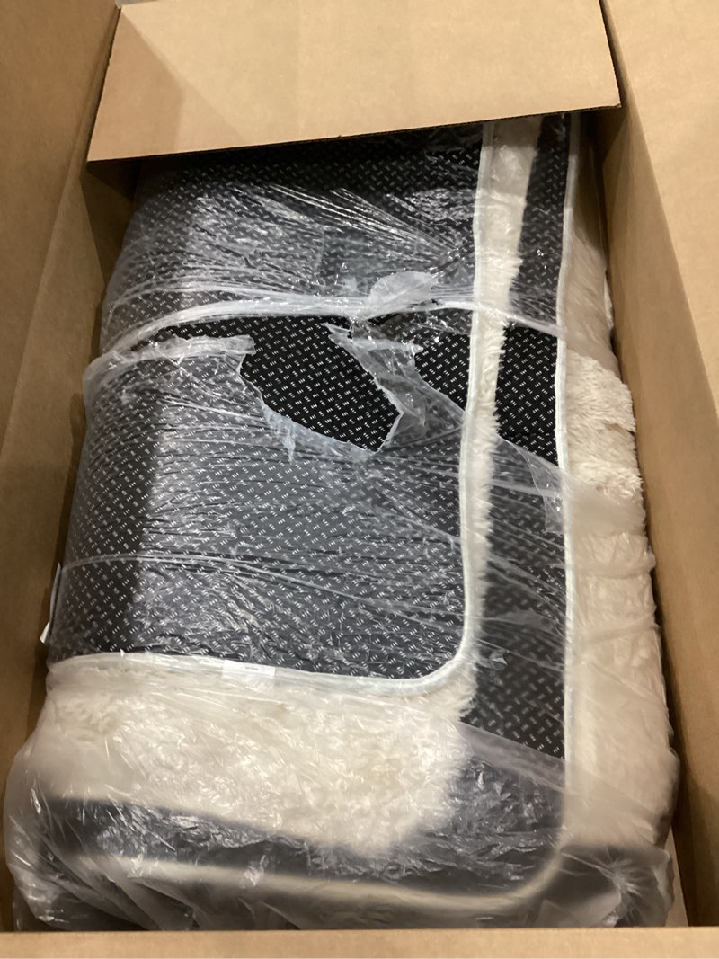Condition photo showing Good Condition for ophanie area rugs 9x12 living room, large ivory bedroom carpet, big shag indoor thick soft nursery rug, fluffy carpets for boy and girls room dorm home decor aesthetic 2- ivory rectangular 9' x 12' (rectangular)