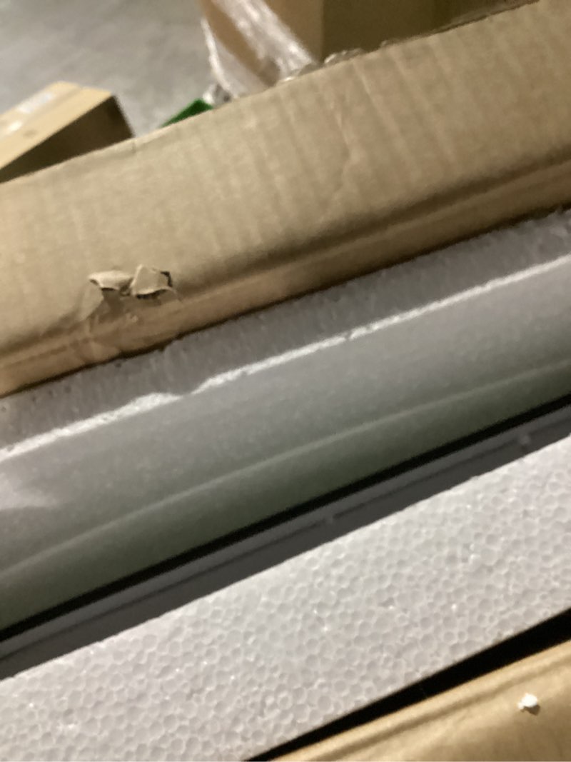 Condition photo showing New/Like New for LED Bathroom Mirror with Lights 26x38, Stepless Dimmable Irregular LED Mirror with 3 Colors, Anti-Fog, Memory, Al-Alloy Lampshade, Frameless Smart Mirror for Bathroom (Horizontal/Vertical) Irregular a 38"L x 26"W