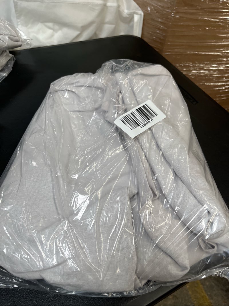 Condition photo showing Good Condition for european linen true blackout curtain, 48x96, chambray