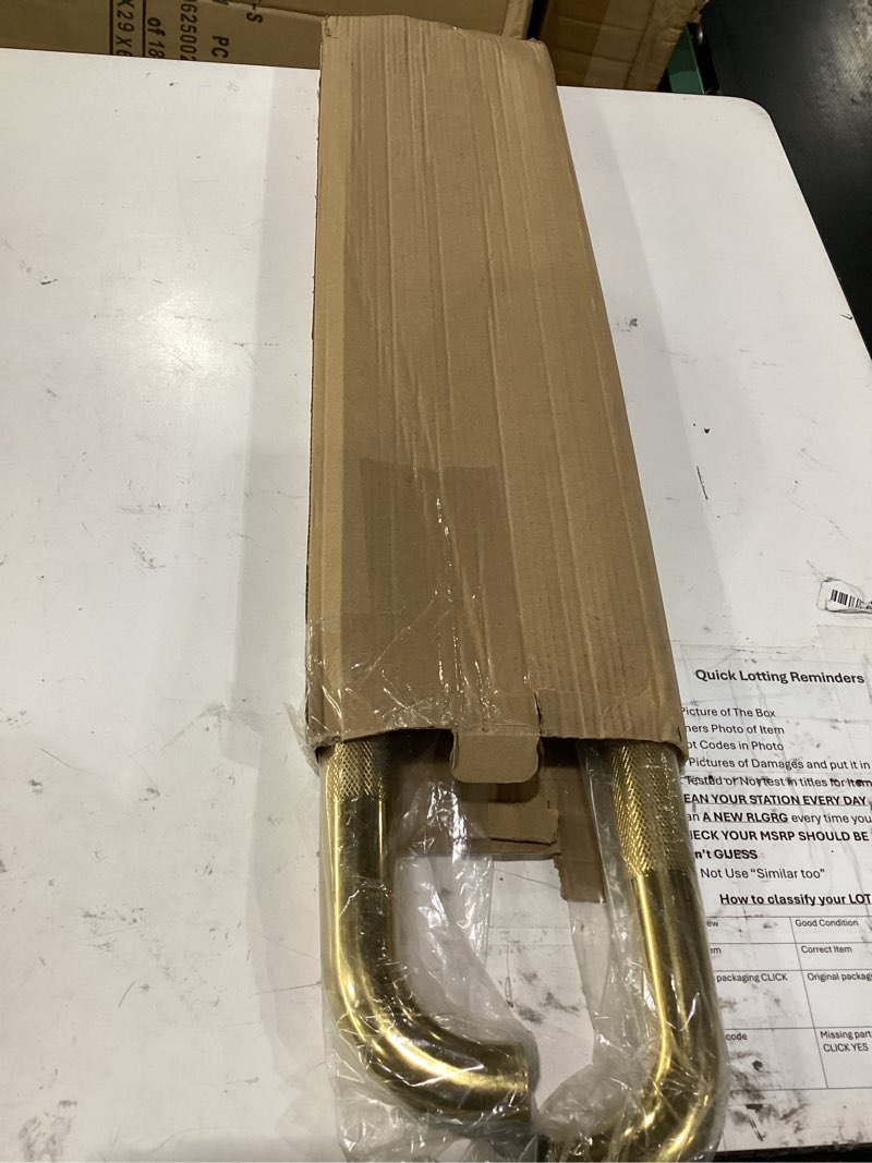 Condition photo showing Good Condition for grab bars for shower, zynuhmo 2 pack 24 inch anti slip safety grab bar 1.25" diameter stainless steel shower handrails for handicap injury pregnant senior assist bath shower handles(titanium gold) 2 pack 24 inch titanium gold