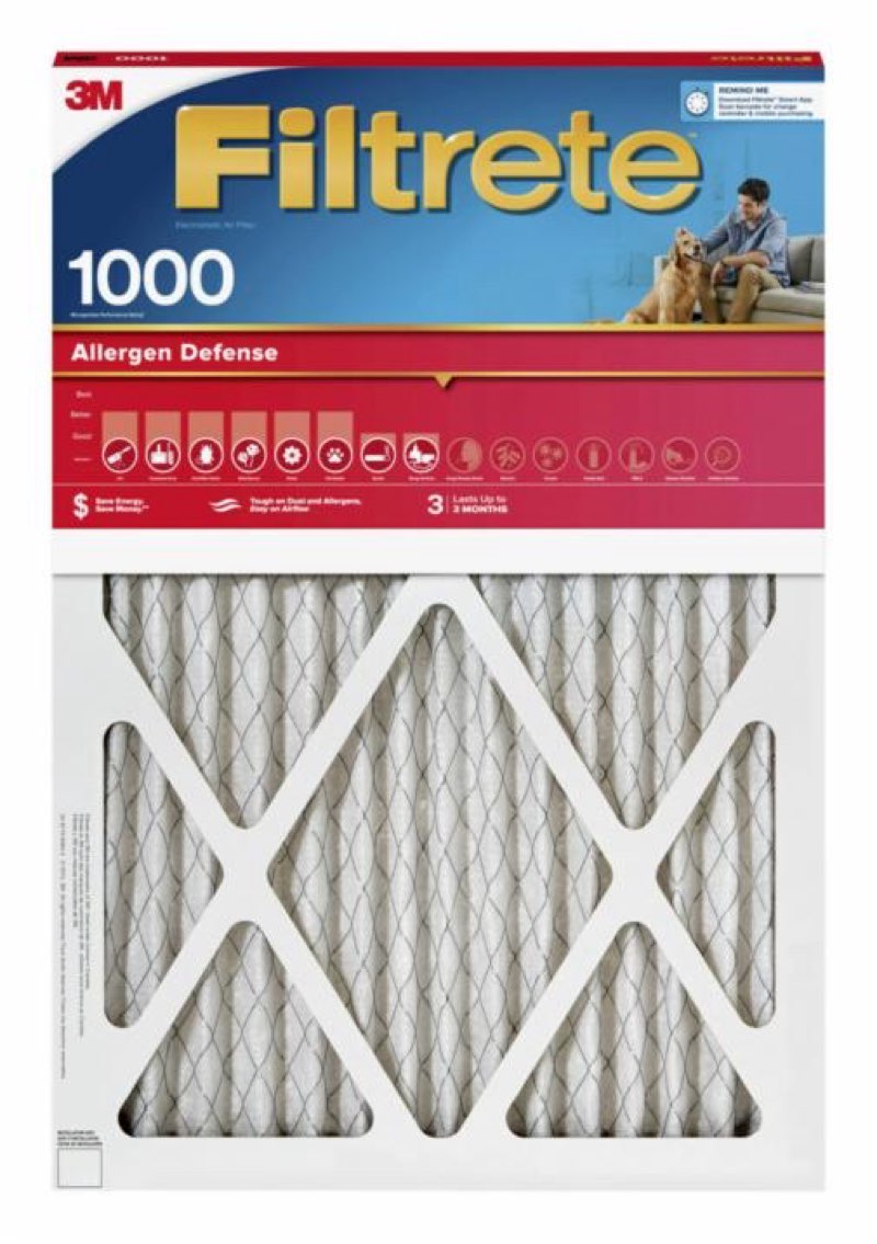 filtrete electrostatic air filter 12 packs 20 in x 20 in x 2 in