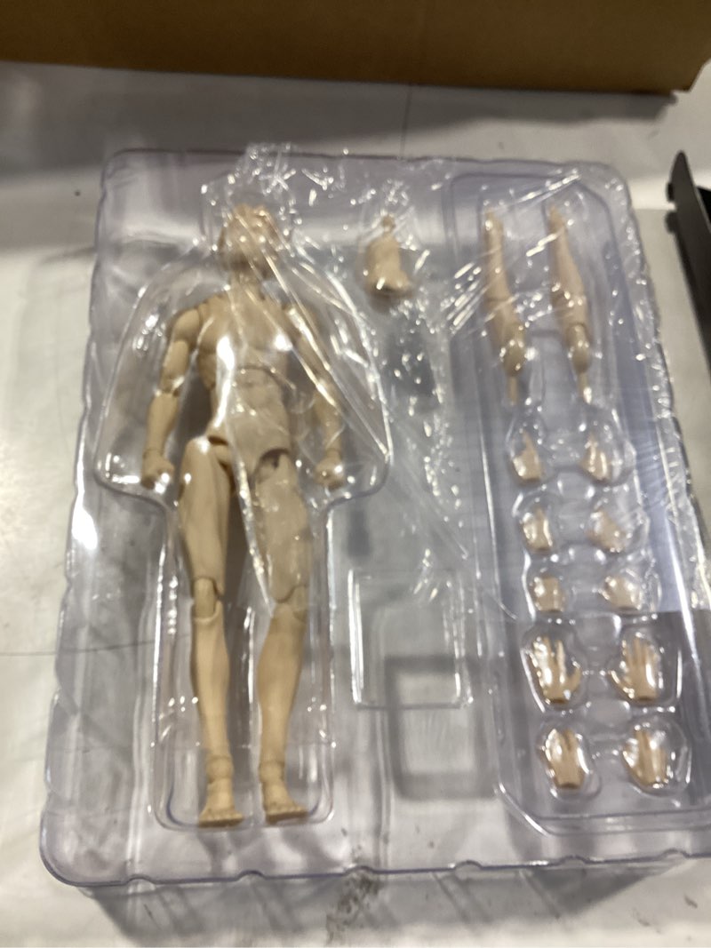 Condition photo showing Good Condition for fremego 1/12 scale male action figure,6inch flexible thin body type figure | 1:6 male figure with interchangeable hands and accessories articulated slender miniature body custom figures doll collection yellow skin