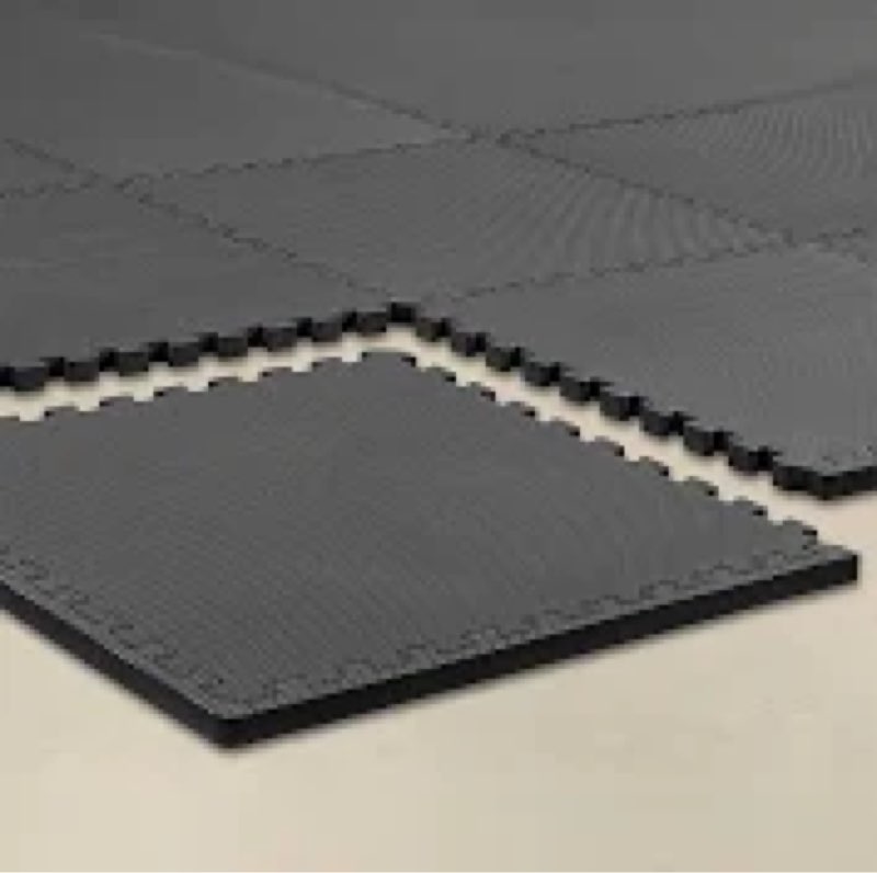 Puzzle Exercise Mat 1.25 in, EVA Interlocking Foam Floor Tiles for Home Gym, Mat for Home Workout Eq