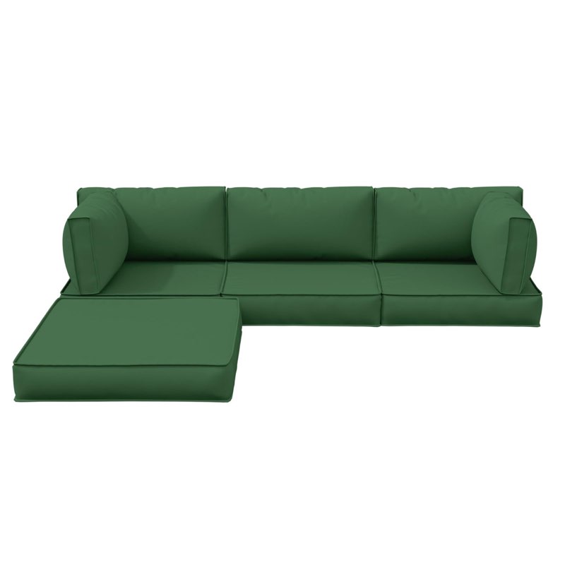 Shion Outdoor 4” Thick Replacement Cushion Set Seat/Back Cshi
