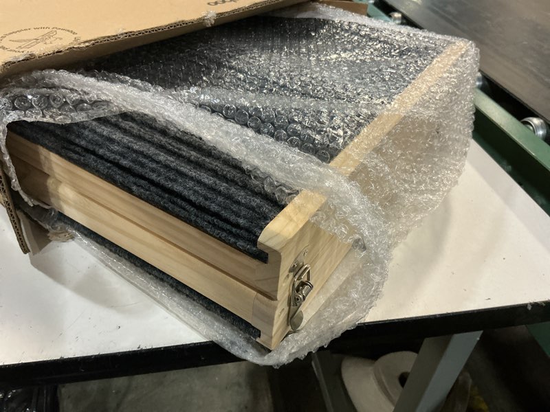 Condition photo showing New/Like New for 2026 upgraded dog ramp for couch, foldable small dog ramp for sofa, 4 adjustable height from 13'' to 21", portable stable pet steps with non-slip pad, pet ramps use for sofa couch stairs a-wood color 80×30cm-for couch