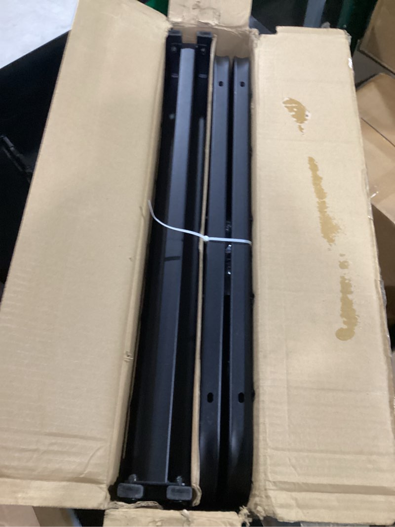 Condition photo showing Good Condition for amazon basics bed frame with ample underbed storage, foldable metal platform, sturdy steel, no box spring needed, 14 inches high, noise-free support, easy assembly tool-free setup, full size, black full 14 inch ( foldable)