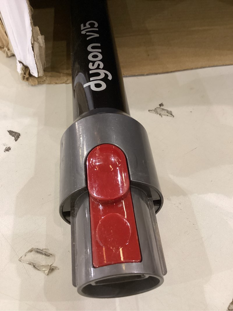 Condition photo showing As Is for Dyson V15s Detect Submarine? Wet Dry Vacuum, Yellow/Nickel