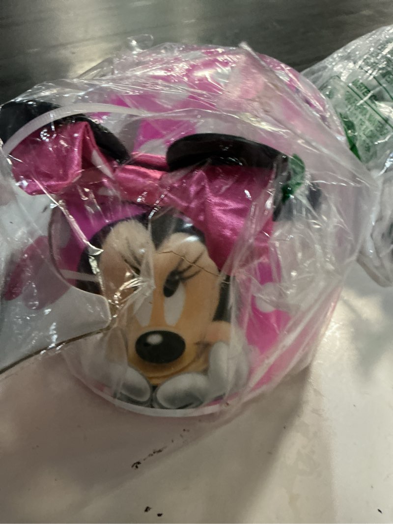 Condition photo showing Good Condition for disney minnie mouse 3d minnie me toddler bike helmet by bell one size