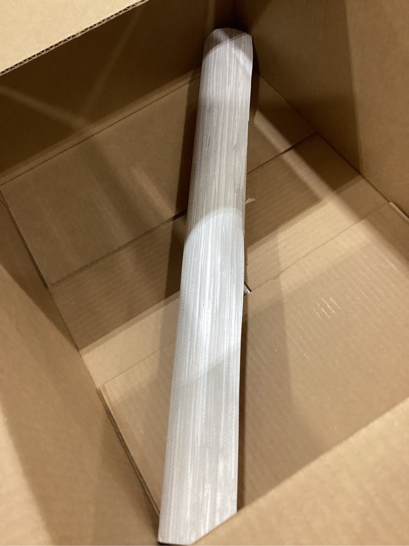 Condition photo showing As Is for gray wood contact paper 17.71 x 118 inch wood grain texture peel and stick wallpaper adhesive paper light grey wall covering desk shelf drawer liner cabinets wardrobe 17.7"w x 118"l gray wood
