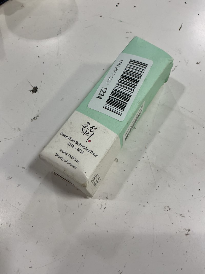 Condition photo showing New/Like New for (exp:2028/11/27)beauty of joseon green plum aha bha toner refreshing facial essence moisturizer mild exfoliating salicylic acid for all skin types, korean skin care for men women 150ml 5.27 fl.oz