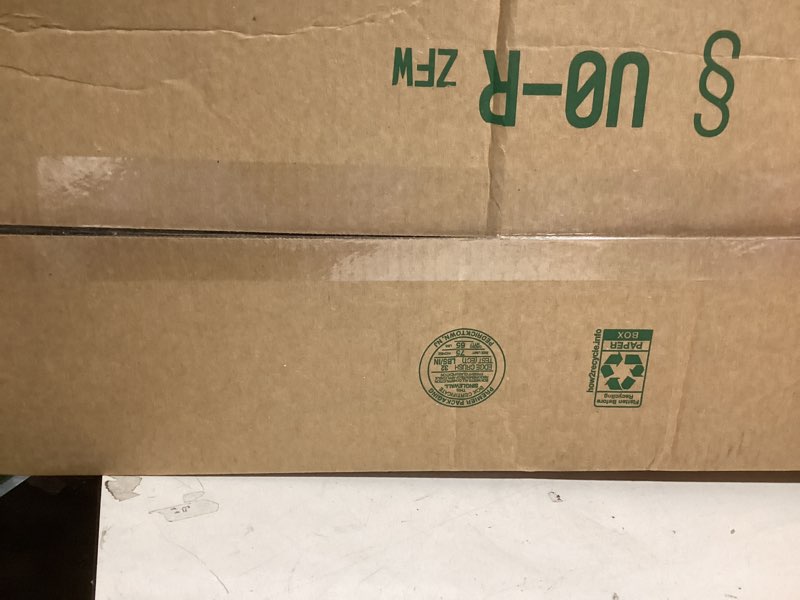 Condition photo showing As Is for JONATHAN Y END1005A Evelyn 26" Modern Glam Metal/Resin Mosaic Pedestal Drink Table, Cream/Gold for Living Room, Bedroom, Office, Bathroom