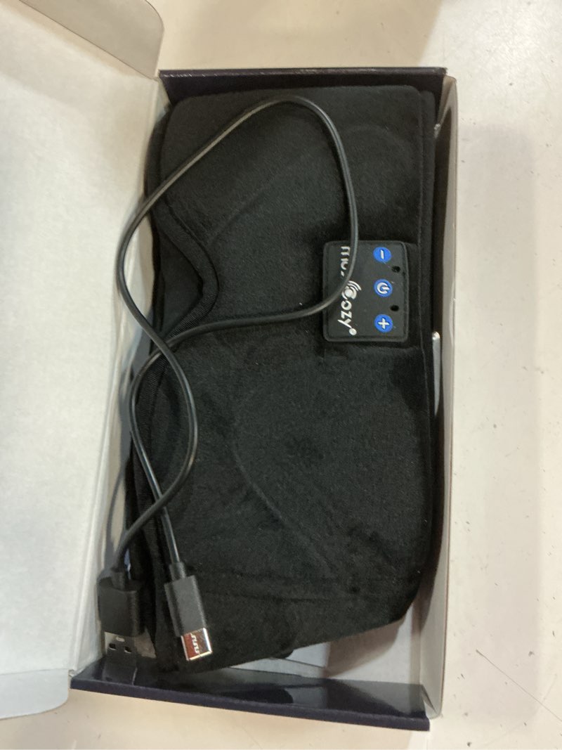 Condition photo showing Good Condition for musicozy sleep headphones, bluetooth 5.4 sleep mask headband headphones sleeping eye mask, wireless music earbuds earphones with hd stereo speakers for side sleepers, cool gadgets unique gift black