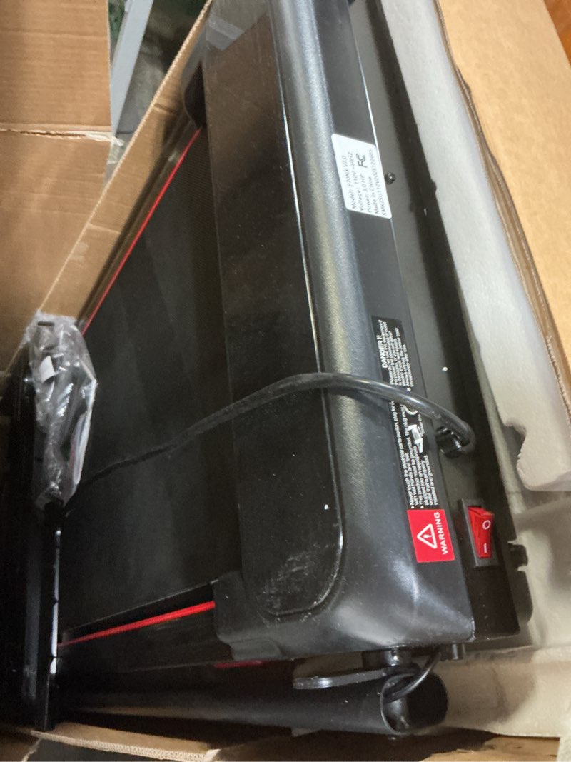 Condition photo showing Good Condition for treadmill with incline 3-in-1 portable treadmills for home small, incline walking pad treadmill with handle bar, walking pad foldable with 3.0hp quiet brushless, led dispay, 300lbs capacity black