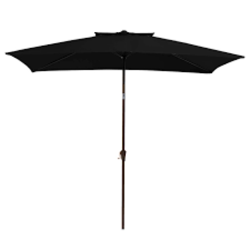 wadebridge 10' x 6.5' tilt rectangular market umbrella