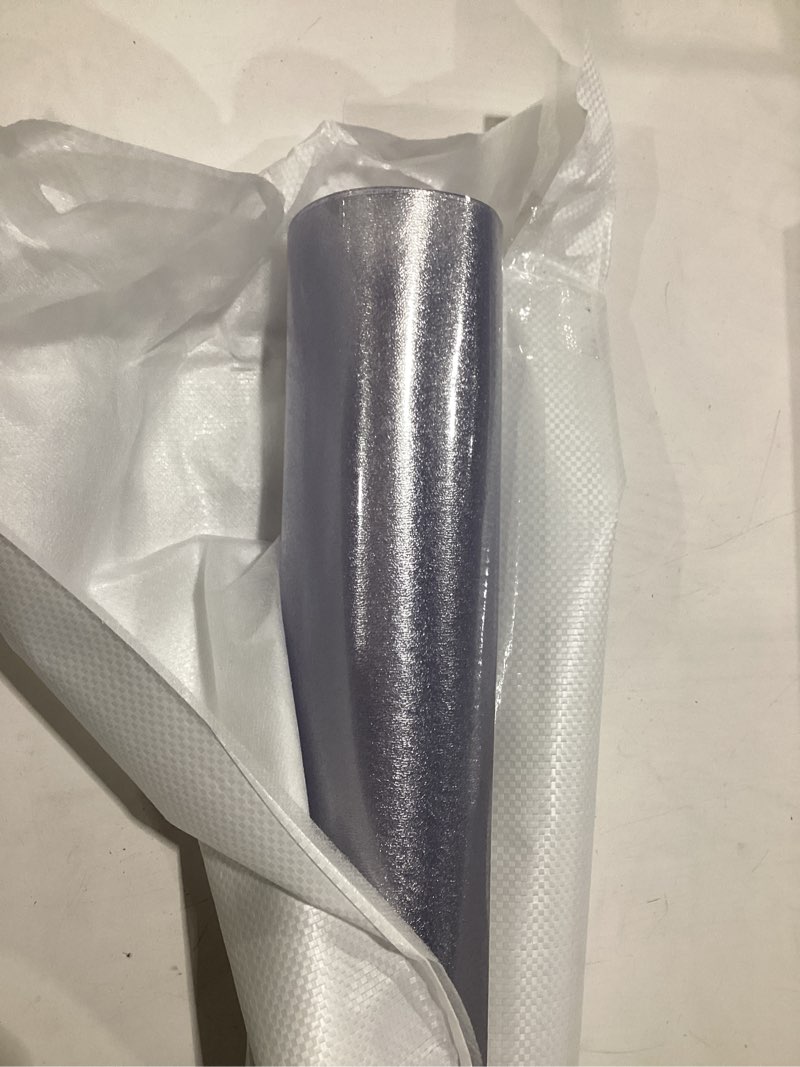 Condition photo showing Good Condition for necaux custom 38 x 80 inch frosted table cover protector, 1.5mm thick wood grain transparent table pad non-slip tablecloth plastic protective pad for dining room table, meeting table 38" x 80" frosted 1.5mm