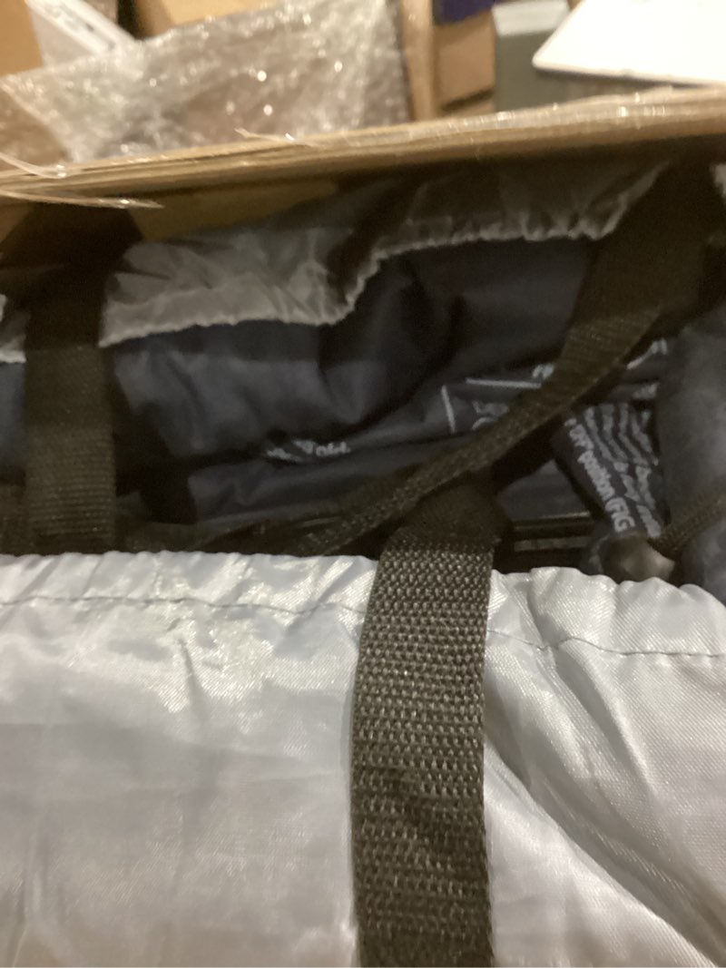 Condition photo showing As Is for Queen Air Mattress with Built-in Pump & Luxury Quilted Topper (Washable&Detachable), 20" Raised Comfort, 800lb Support, 4.5 Min Fast Inflate, Blow up Mattress for Guest Camping & Home Queen (U.S. Standard) 20 in