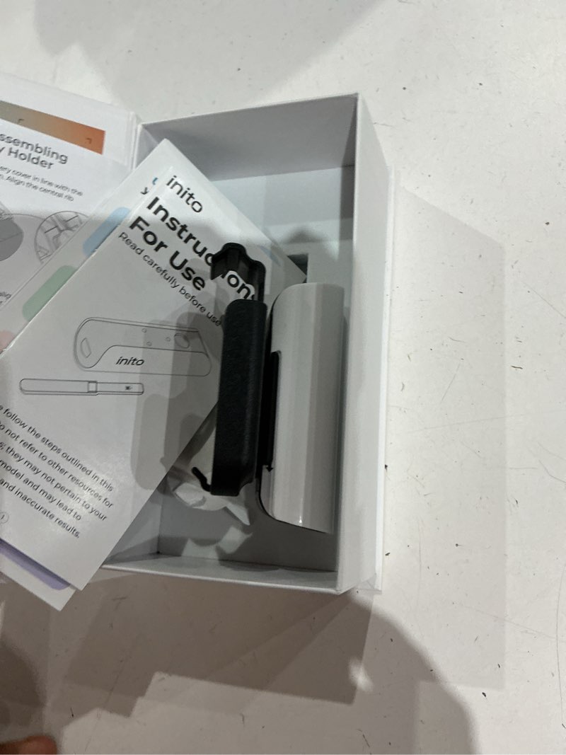 Condition photo showing Good Condition for inito fertility monitor & hormone tracker for women | estrogen, lh, pdg (urine metabolite of progesterone), fsh | track and confirm ovulation | includes 15 strips (compatible with iphone 15 pro) compatible with iphone 15 pro (white)