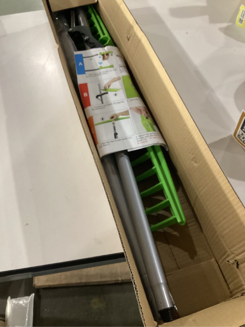 Condition photo showing New/Like New for 2-in-1 Leaf Grabber Rake, Back Saving Leaf Collector Tool with Long Handle, Efficient Leaf Picker Upper Grabber, Leaves Pickup Shovel for Lawns Yard Work Gardening