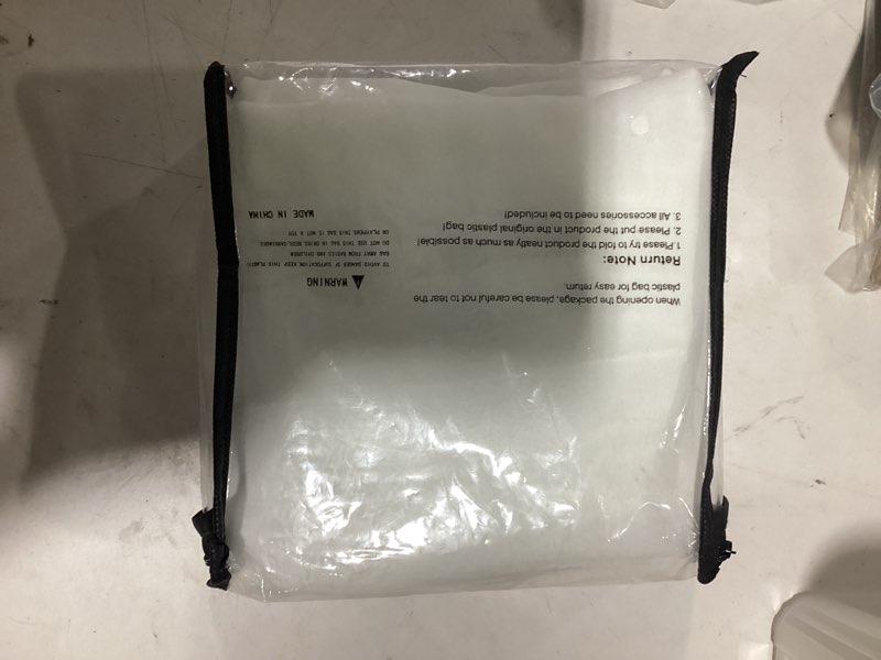 Condition photo showing Good Condition for Off White Sheer Curtains Pinch Pleated Curtains 96 Inches Long Lightweight Light Filtering Curtain Semi Sheer Pinch Pleat Farmhouse Curtain for Living Room, 52" W x 96" L,1 Panel 52"W x 96"L (Pack of 1) 2-off White