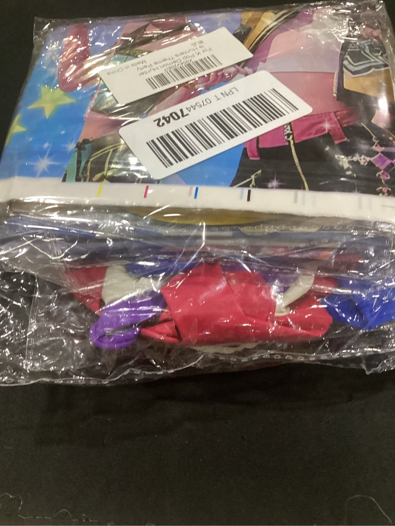 Condition photo showing Good Condition for for k pop demon hunters party supplies, 50 pcs birthday decorations set include banner, balloons,, h