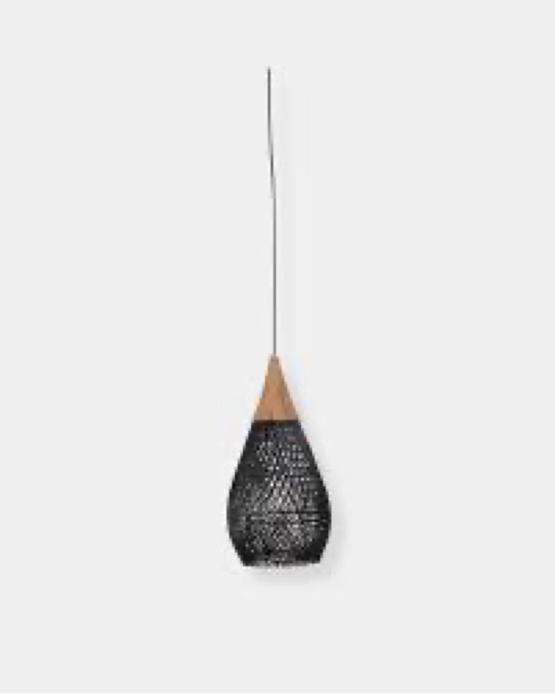 MISSING PARTS** Bodhi horn pendant large - black 