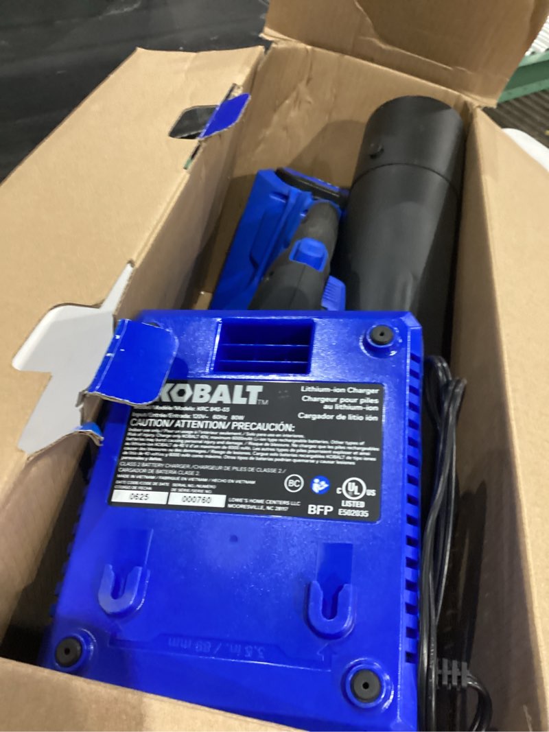 Condition photo showing Good Condition for kobalt gen4 40-volt 520-cfm brushless handheld cordless electric leaf blower