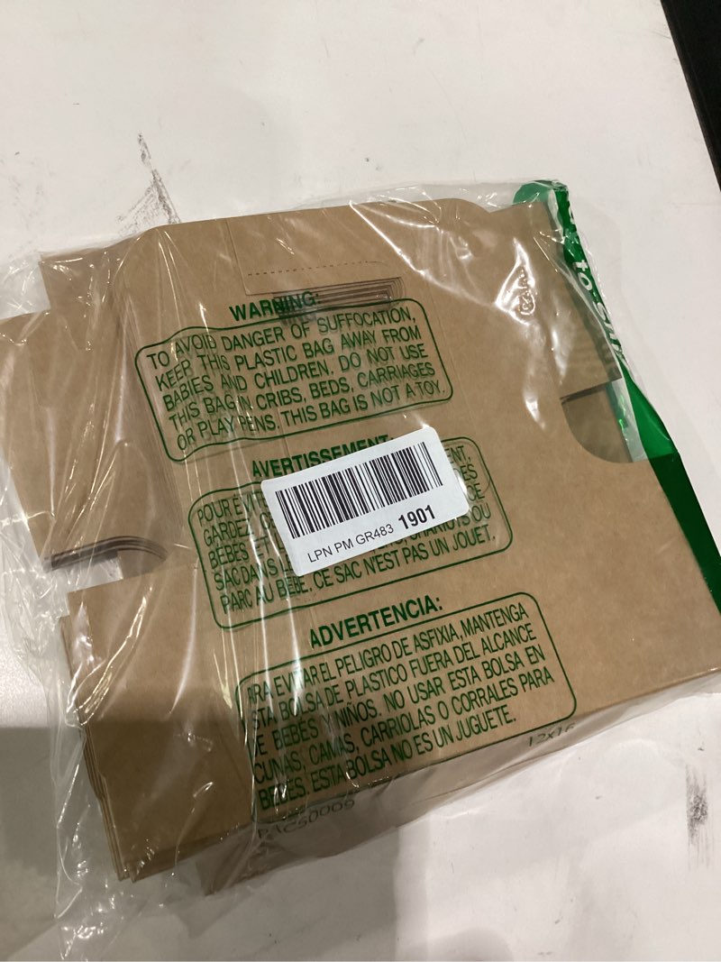 Condition photo showing Good Condition for 20 pack kraft drink carrier with handles, 2 cup disposable paper cup holder for hot or cold drinks, to go coffee paperboard, takeout, cafe and restaurant food service delivery