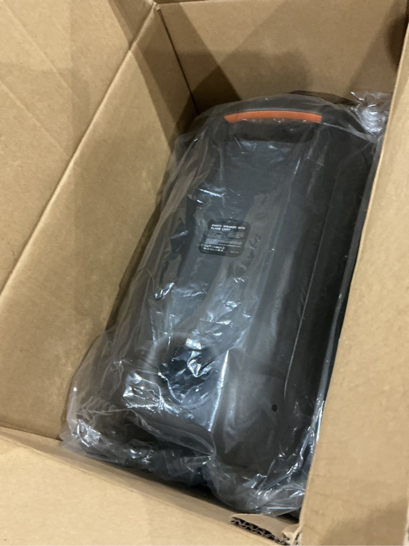 Condition photo showing Good Condition for gkd40 portable karaoke machine for kids & adults, bluetooth speaker with pa system, 2 wireless rechargeable microphones, led party speaker with 4' woofers & led light for home, outdoor party & singing