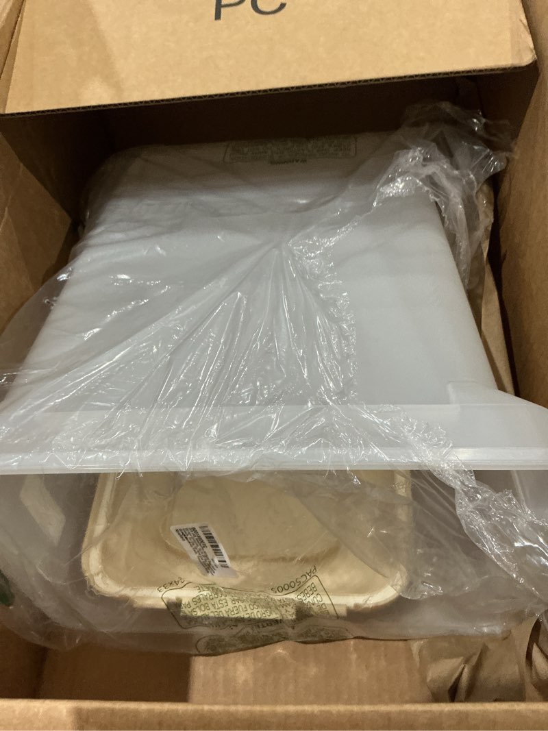 Condition photo showing Good Condition for iris usa airtight dog food storage container, weatherpro, up to 22 lbs, removable wheels, for dog cat bird and other pet food storage bin, keep fresh, made in usa, almond/clear 22 lbs almond