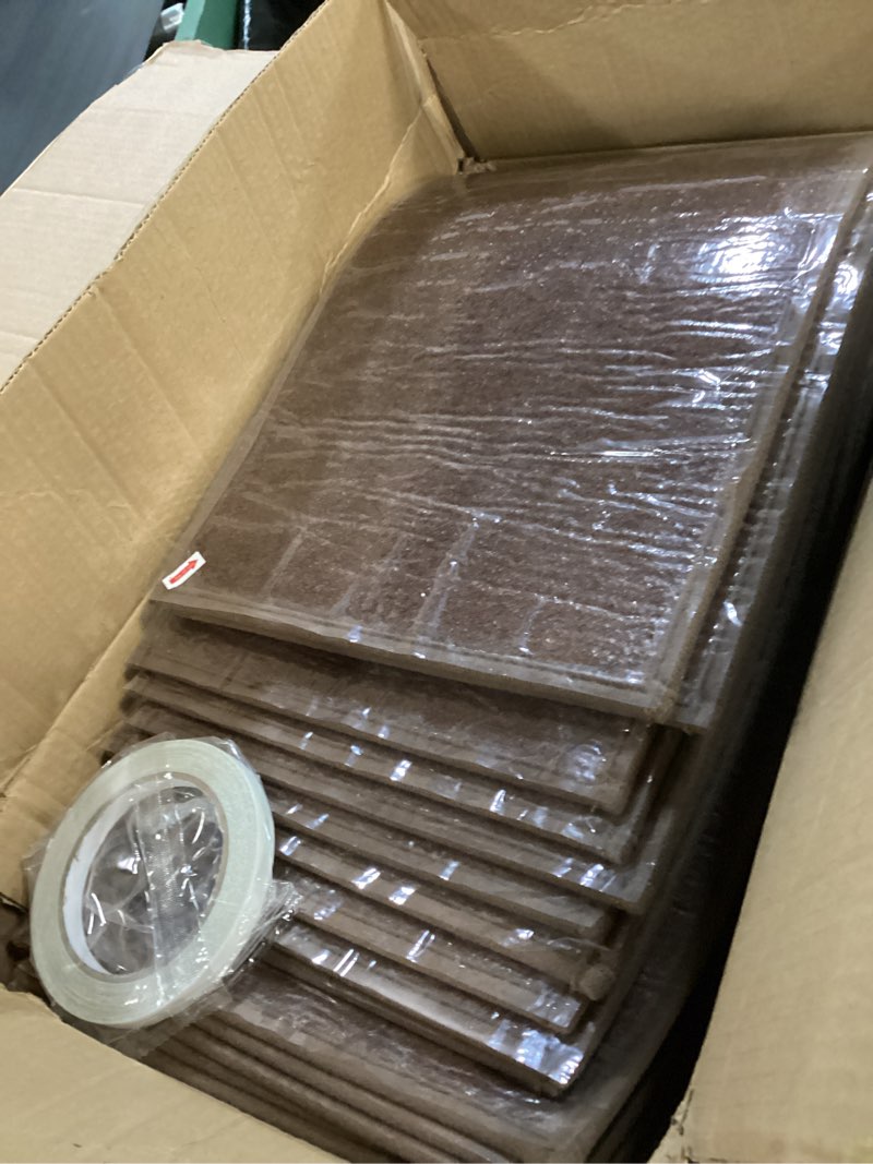 Condition photo showing Good Condition for Stair Treads Non Slip for Wooden Steps Indoor 10" x 36" 15 Pack Extra Wide Stair Tread Carpet Stairs Runner, Step Pads with Reusable Adhesive for Dogs Kids Elders, Machine Washable, Brown 10 x 36 inch Brown 15