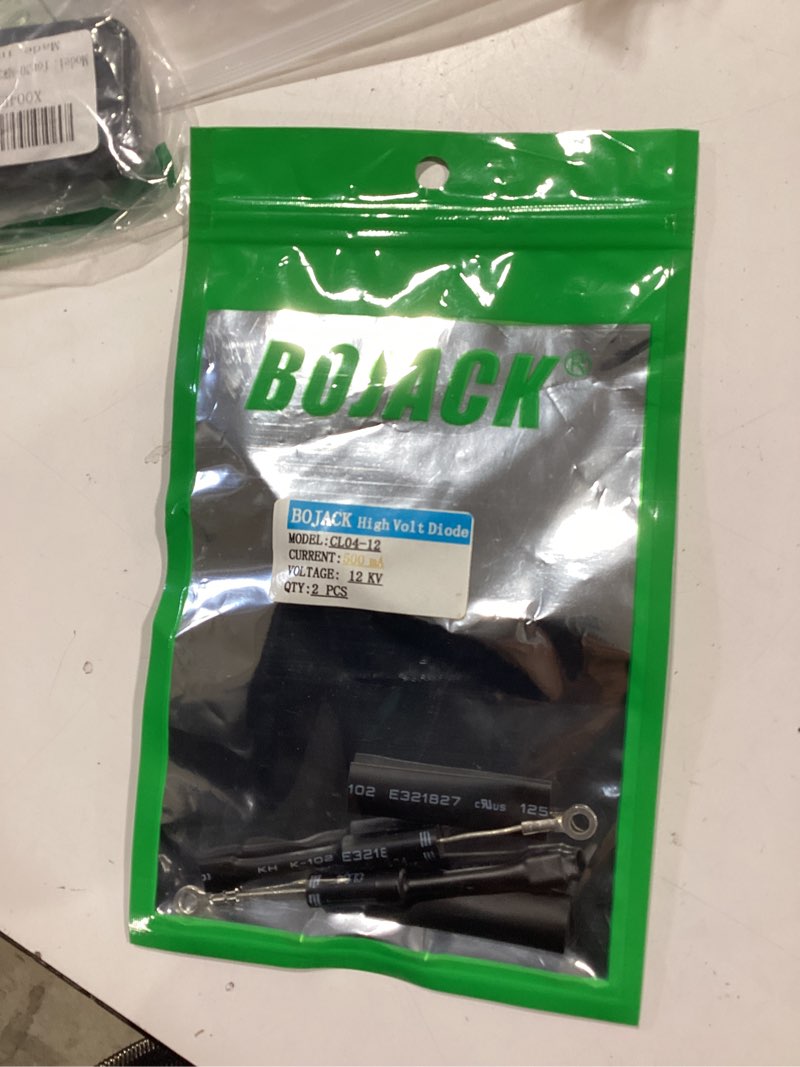 Condition photo showing Good Condition for bojack cl04-12 microwave diodes 0.5a 12kv compatible for wb27x10597 w10492276 replaceable parts 4512,t4512, cl4512 high voltage diode (pack of 2) cl04-12 500ma 12kv