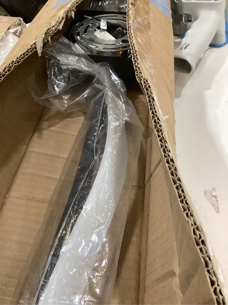 Condition photo showing New/Like New for Modern Vanity Light 48" Black Wall Light Over Bathroom Mirror 5CCT Dimmable Long LED Wall Mount Lighting Fixture for Living Room Bedroom Black With 5CCT