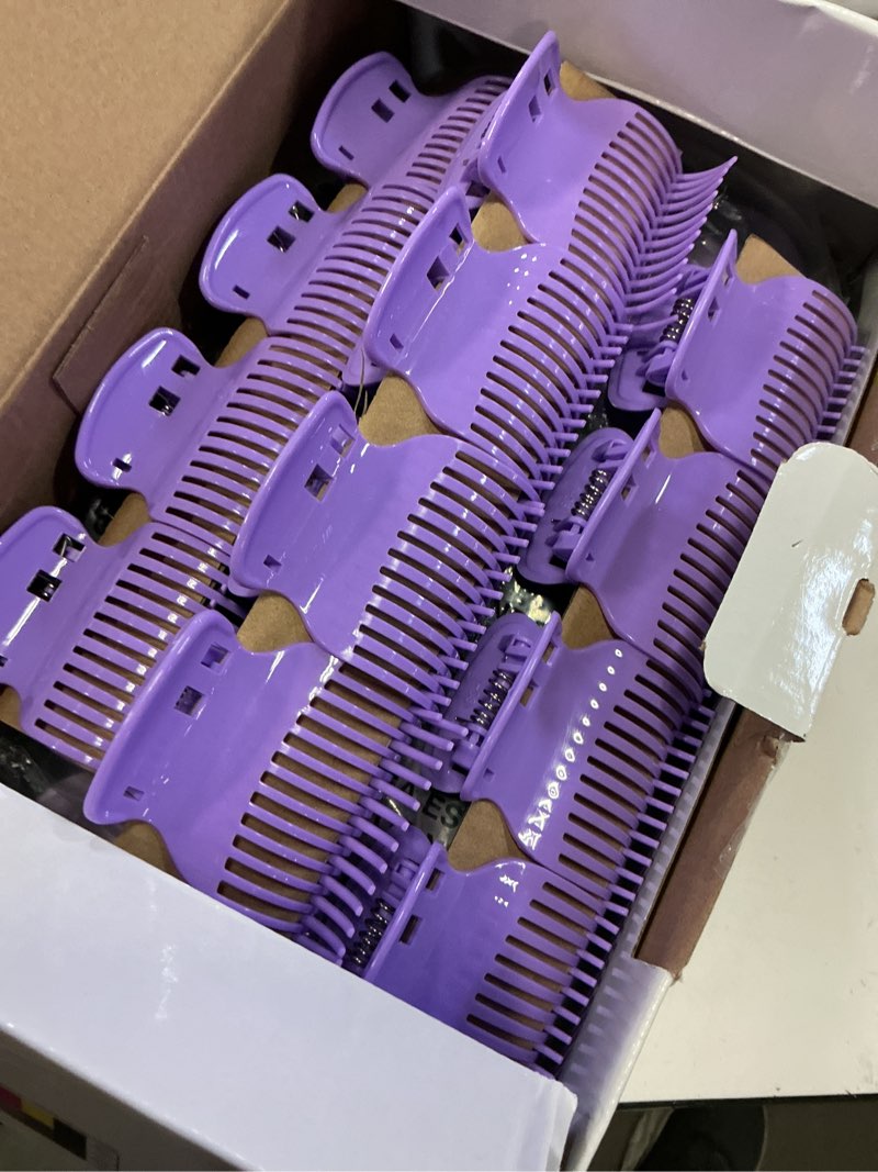 Condition photo showing New/Like New for conair hot rollers for long, medium & short hair, 12 ceramic flocked 1½-inch and 1¾-inch heated hair rollers with clips, hot curlers for women, volume & curls, amazon exclusive