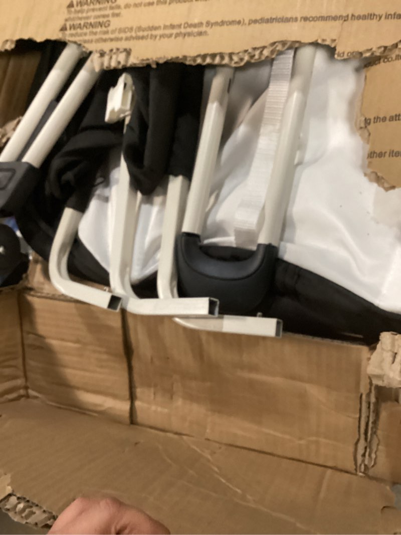 Condition photo showing Good Condition for Fodoss Baby Bassinet Bedside Sleeper with Wheels and Storage Tray,4-Sided Mesh Bedside Bassinet for Infant/Newborn,7 Height Adjustable Easy Folding Bedside Crib Dark Grey Tweed