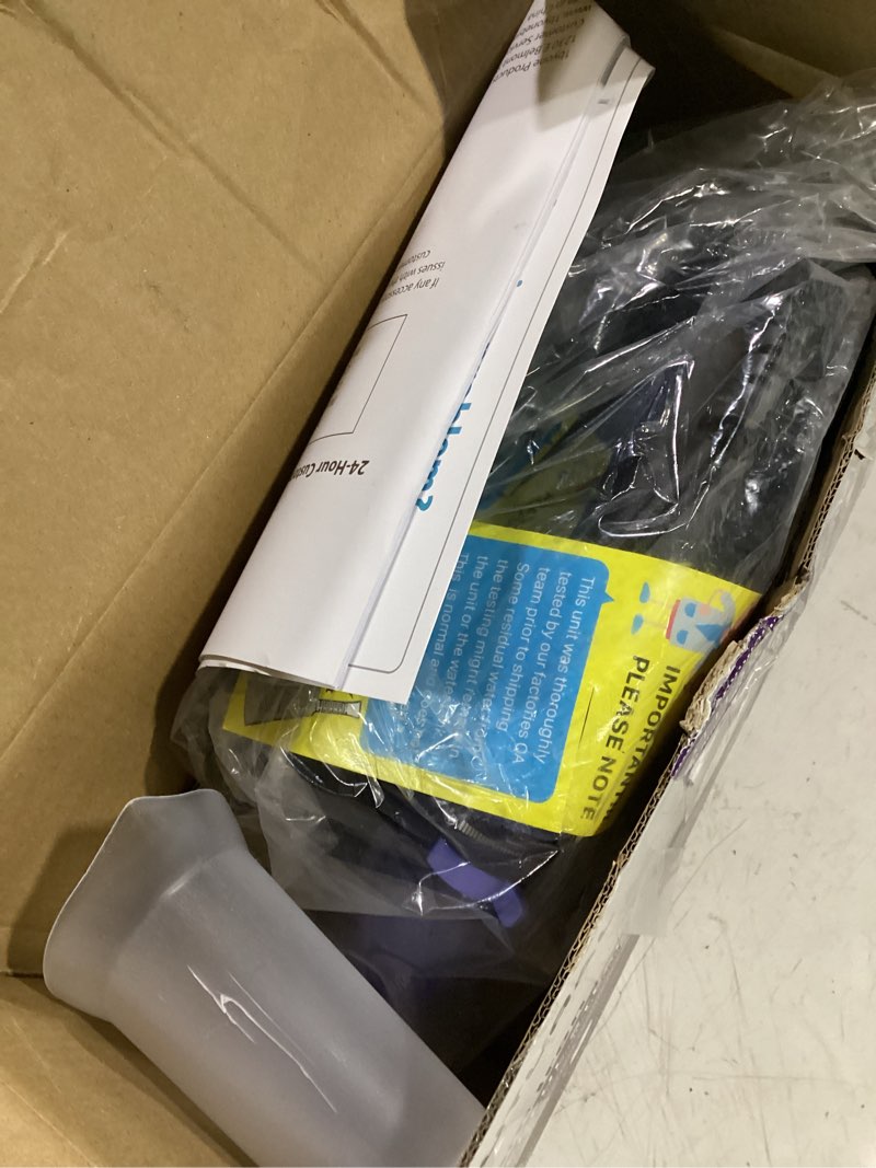 Condition photo showing Good Condition for beautural steam iron for clothes with precision thermostat dial, ceramic coated soleplate, 3-way auto-off, self-cleaning, anti-calcium, anti-drip blue