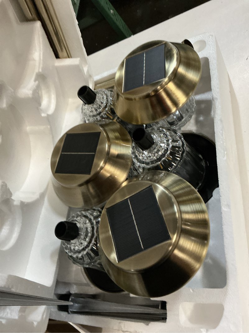Condition photo showing Good Condition for xmcosy+ solar pathway lights waterproof - 6 pack solar lights outdoor, 10-40 lm dimmable outdoor solar light for yard pathway garden driveway walkway (bronze) bronze 6 packs