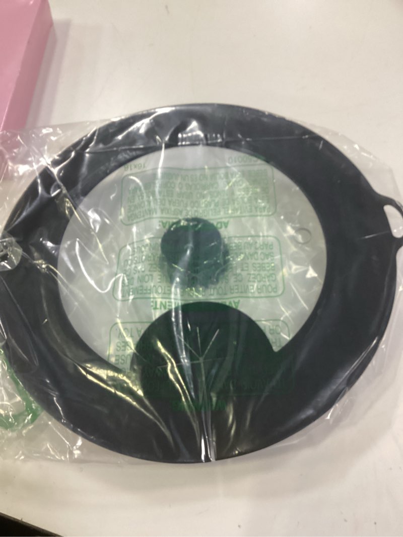 Condition photo showing Good Condition for Sous Vide Precision Cooker Silicone Lids, With Unique Enlarged Heat Resistant Silicone Rim and Tempered Glas, Compatible with Anova Culinary Sous Vide Precision Cookers, Fits 9-11 inch BPA Free Transparency