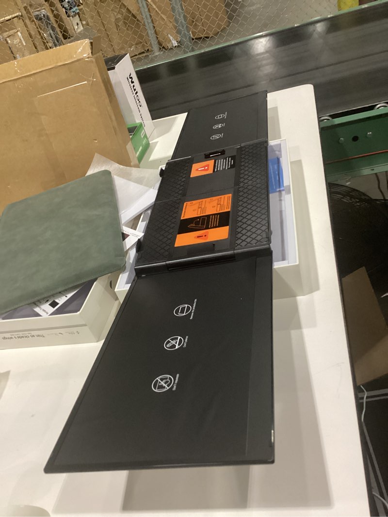 Condition photo showing New/Like New for 14" Triple Laptop Screen Extender, 1080P FHD IPS Ultra-Slim Portable Dual Monitor for Laptop, USB C HDMI Plug-Play Monitor Extender for Triple Display for MacOS/Windows, Fits 13-17.3" Laptops Triple - S8PRO