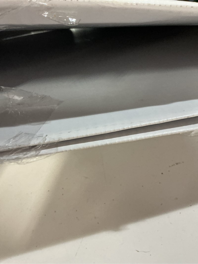 Condition photo showing As Is for extra large gift box 28x28x28"—giant, jumbo, white gift boxes with lid for large gifts, big presents for birthday surprise, gender reveal, valentine's day, chinese new year and other celebrations, not for heavy-duty storage use white 28x28x28