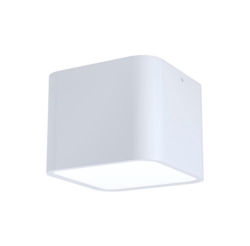 EGLO 99281A Grimasola Flush Mount 1-Light 60 Watts, White