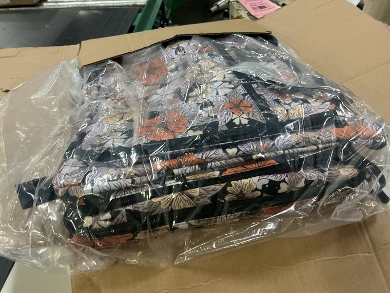 Condition photo showing Good Condition for Rolling Teacher Bag with Five 360-Degree Rotating Wheels,Teacher Tote Bag wit... floral )