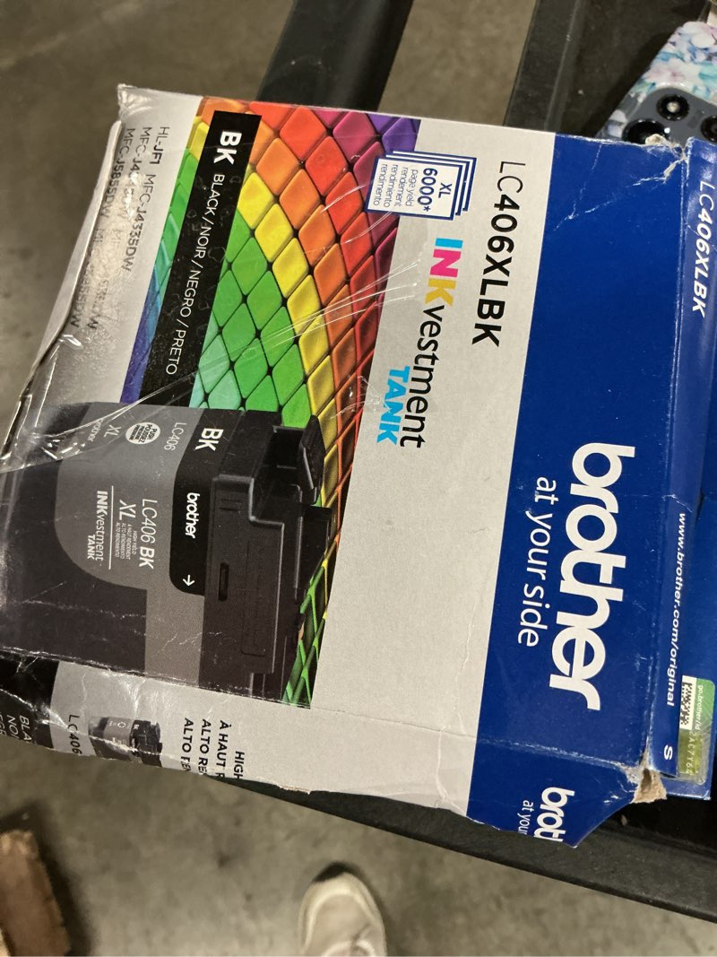 Condition photo showing New/Like New for brother lc406xl black high yield ink cartridge prints up to 6 000 pages (lc406xlbks)