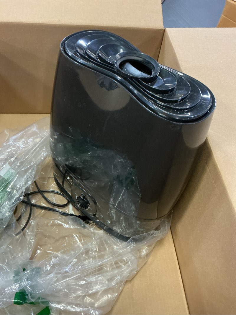 Condition photo showing As Is for Everlasting Comfort 6L Humidifiers for Bedroom, Quiet 50HR Runtime No-Filter Supersized Cool Mist Humidifier Large Room for Whole House, Plants, Baby Nursery, Allergies, Dry Skin, Congestion, Indoor Black